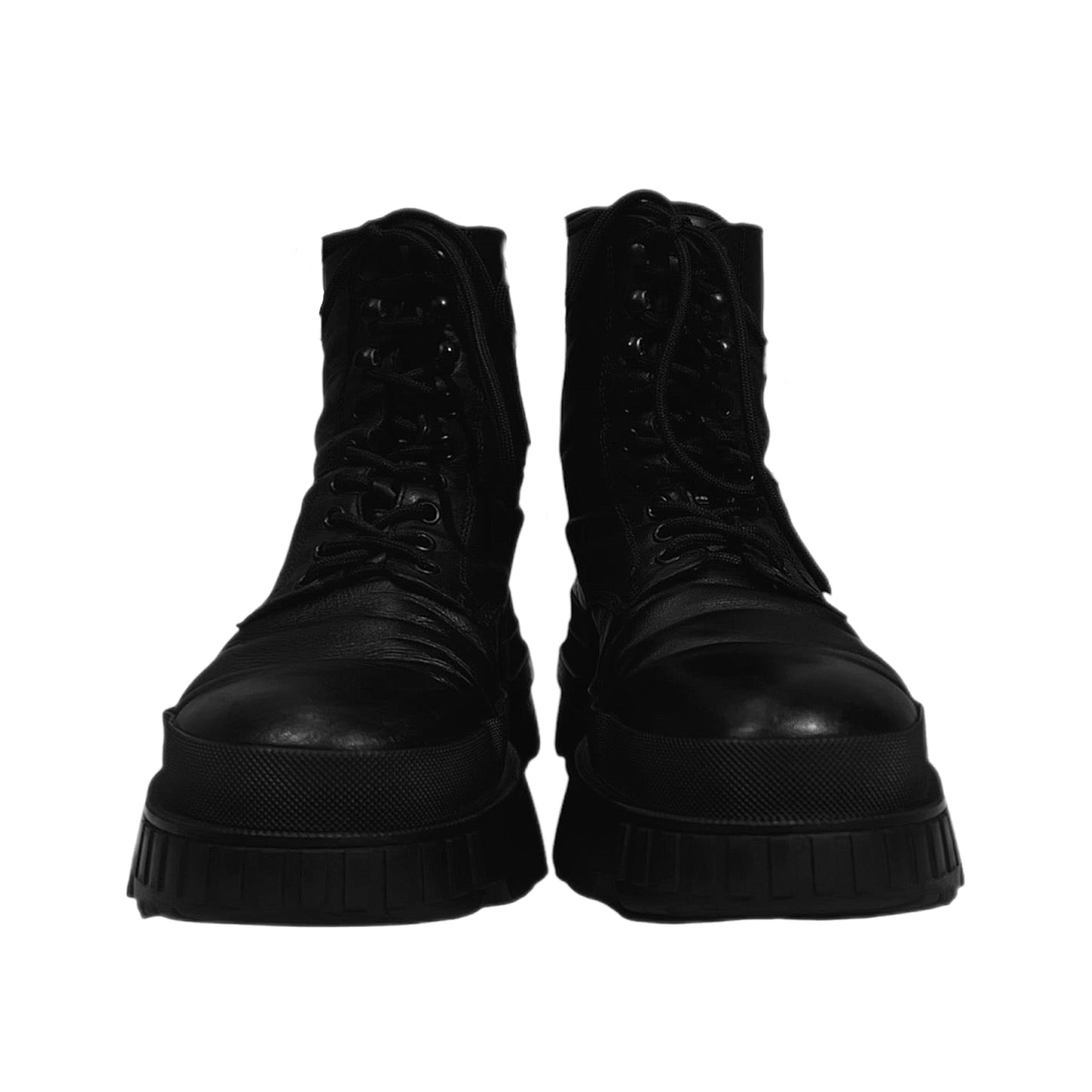 MONCLER ARMY LEATHER BOOTS LIMITED EDITION