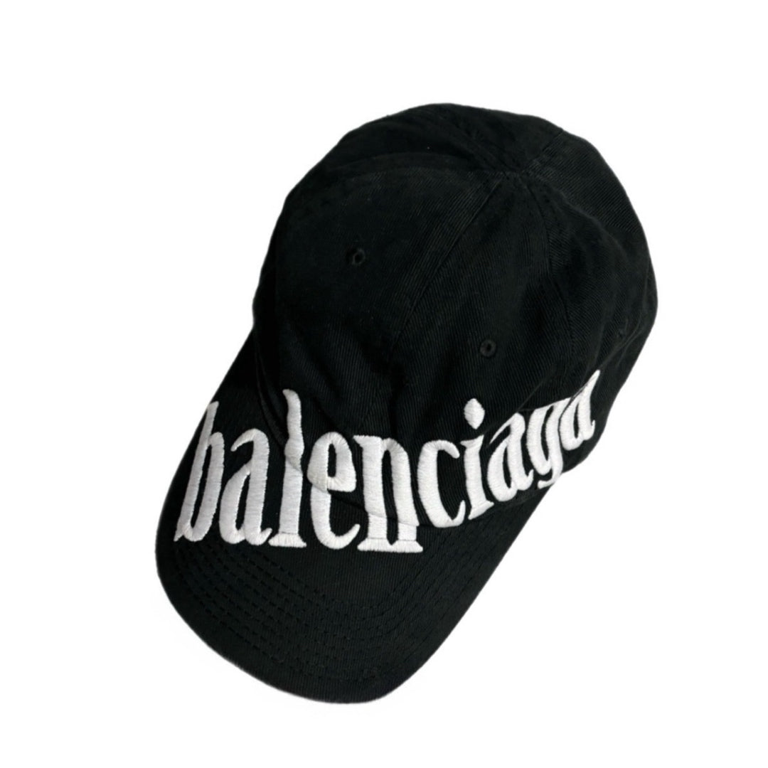 BALENCIAGA DIAGONAL EMBROIDERED LOGO Cap