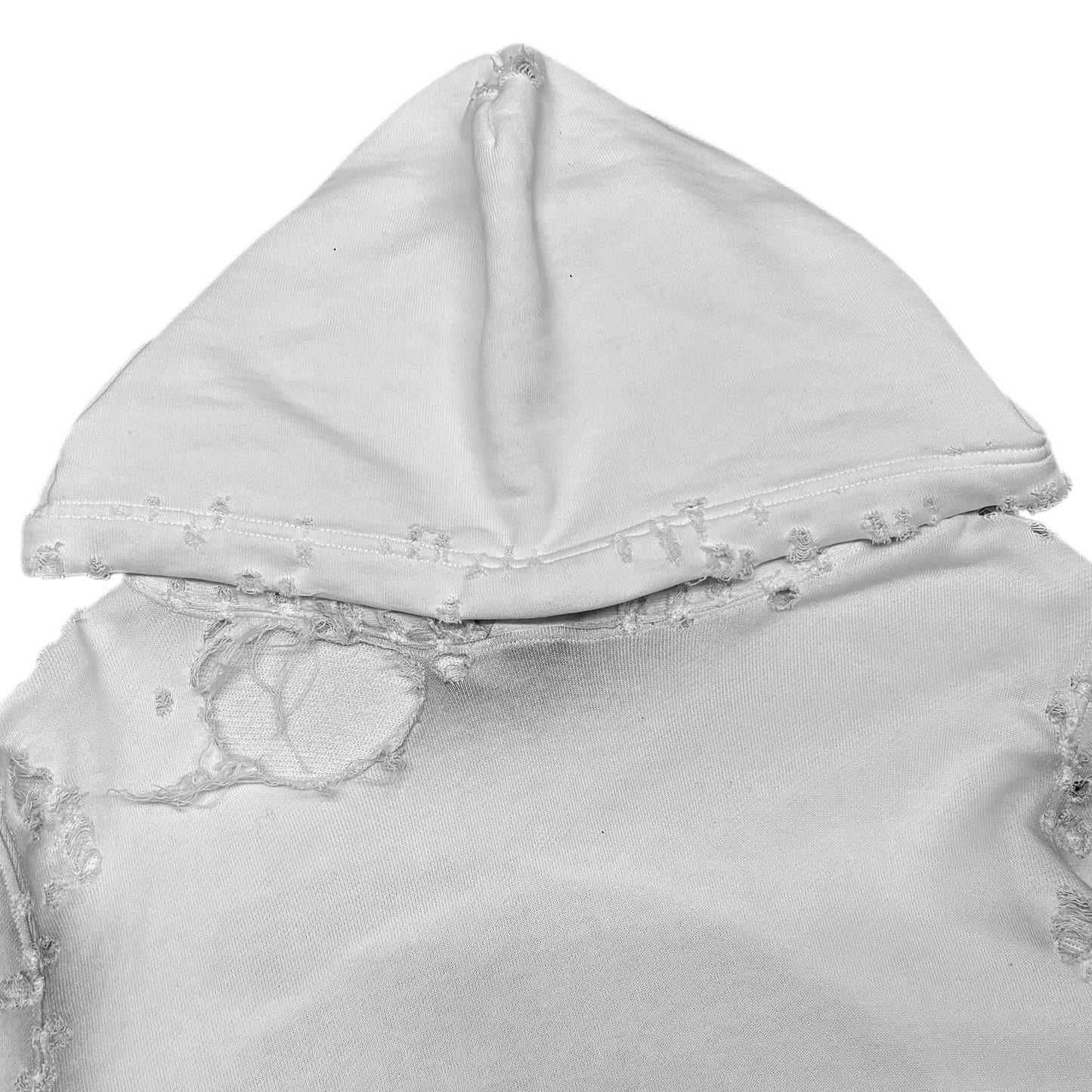 NUMBER (N)INE SS'02 MODERN AGE TRASHED HOODIE