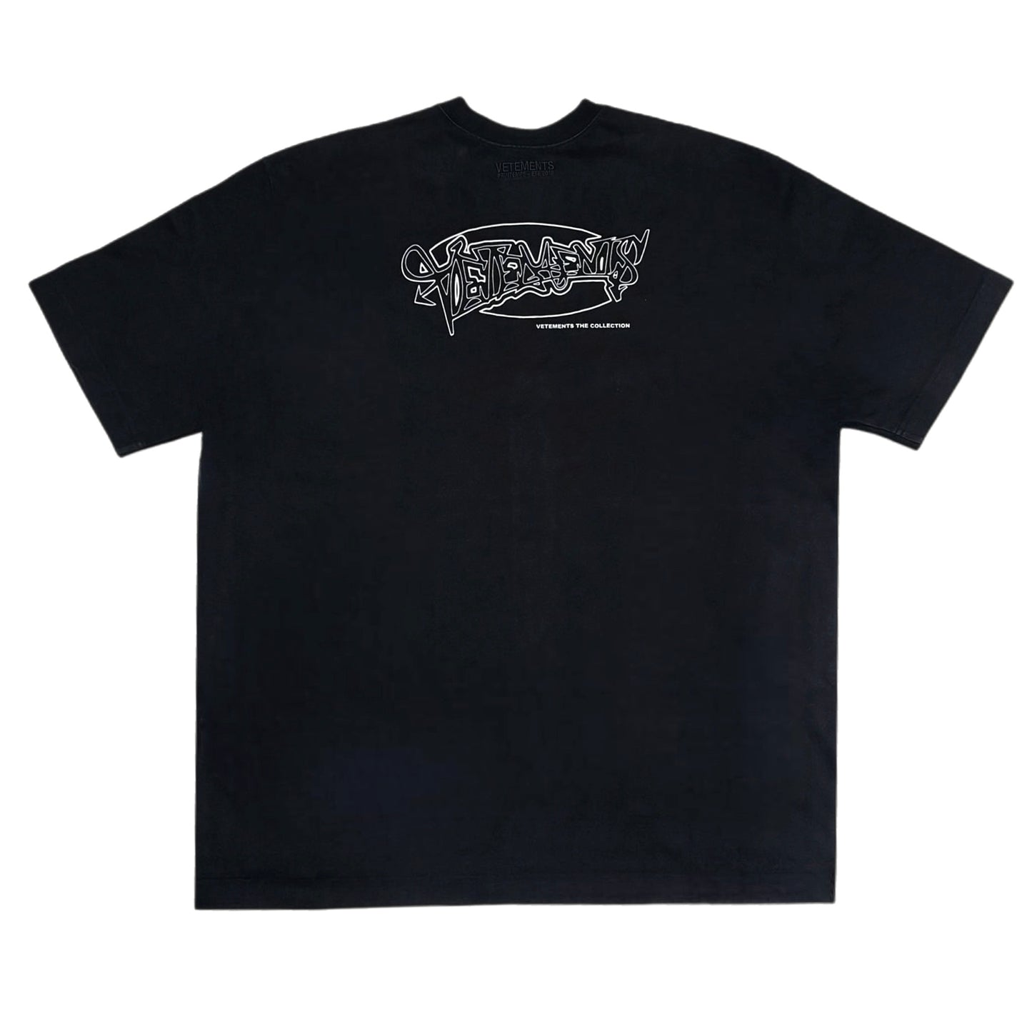 VETEMENTS SS’18 GRAFFITI OVERSIZED TEE