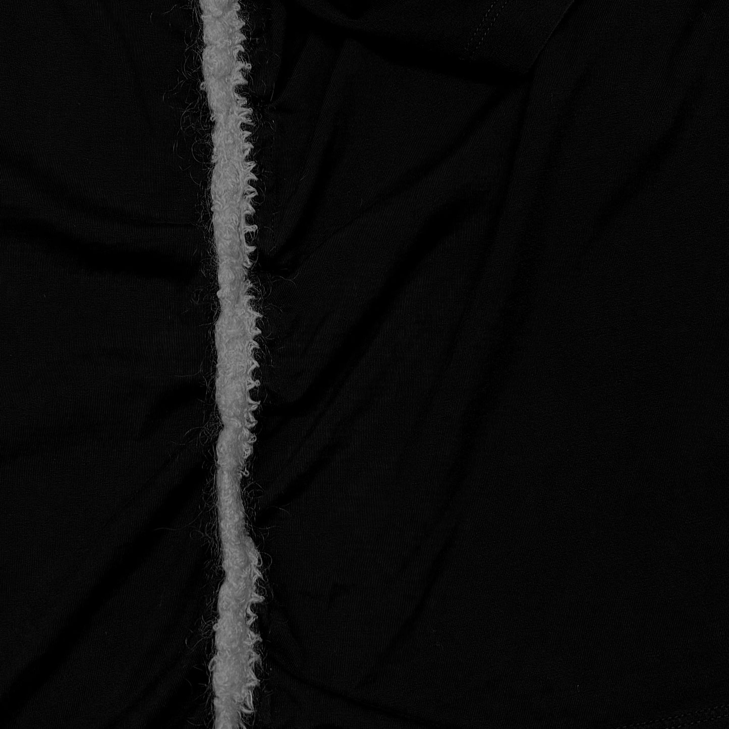 MAISON MARGIELA EMBROIDERD TRIM COTTON & MOHAIR TEE