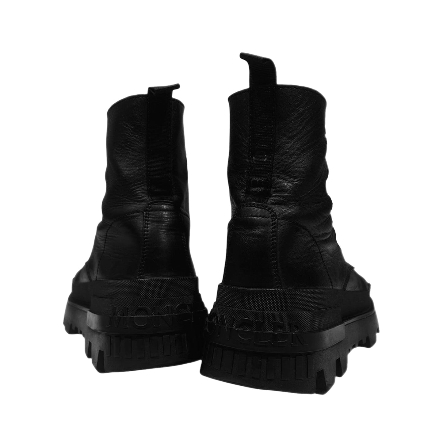 MONCLER ARMY LEATHER BOOTS LIMITED EDITION