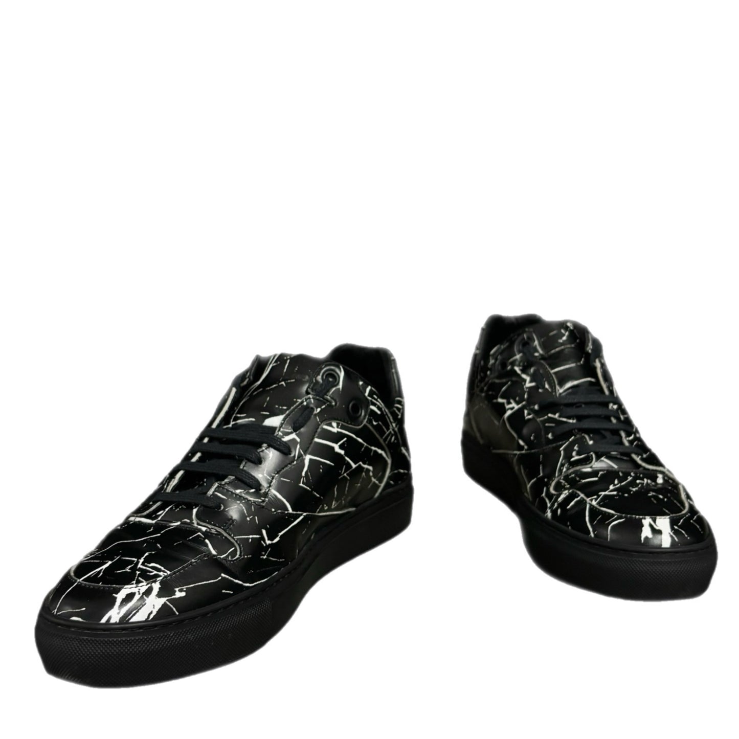 BALENCIAGA ARENA CRACKED PATTERN SNEAKERS