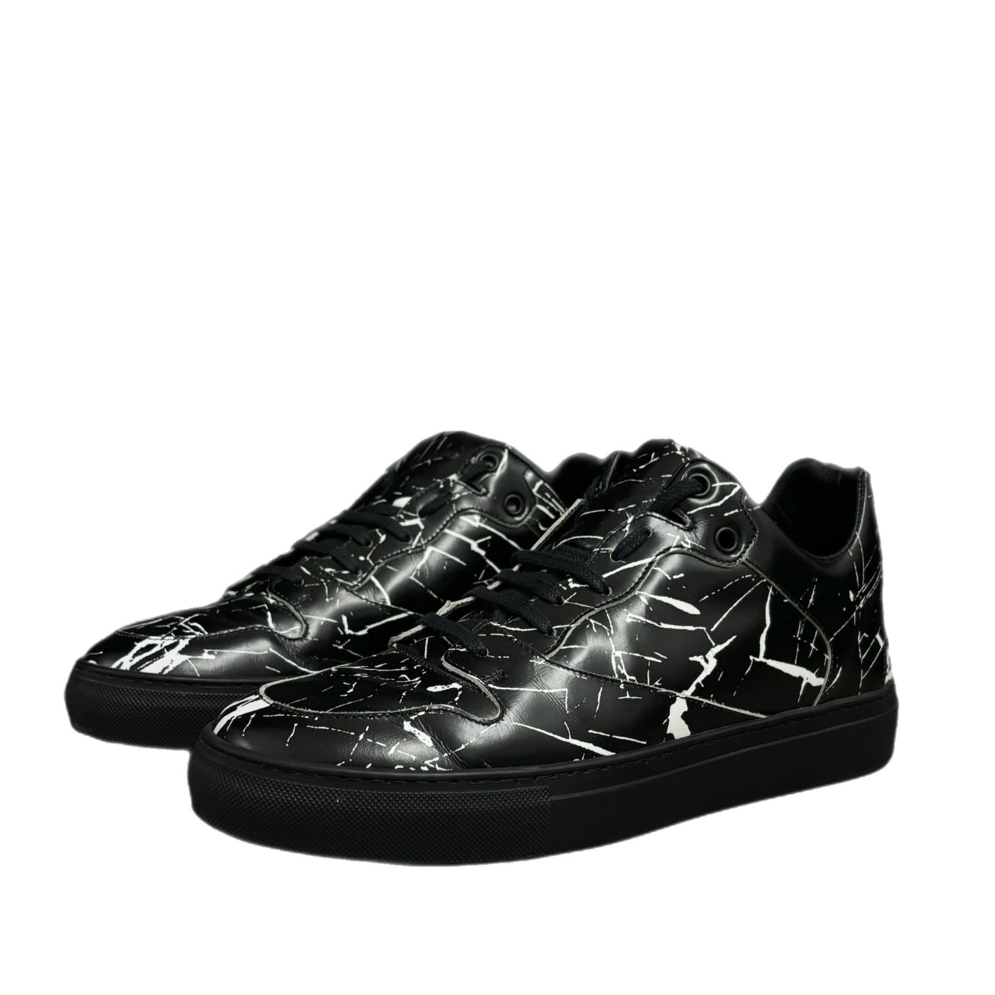 BALENCIAGA ARENA CRACKED PATTERN SNEAKERS