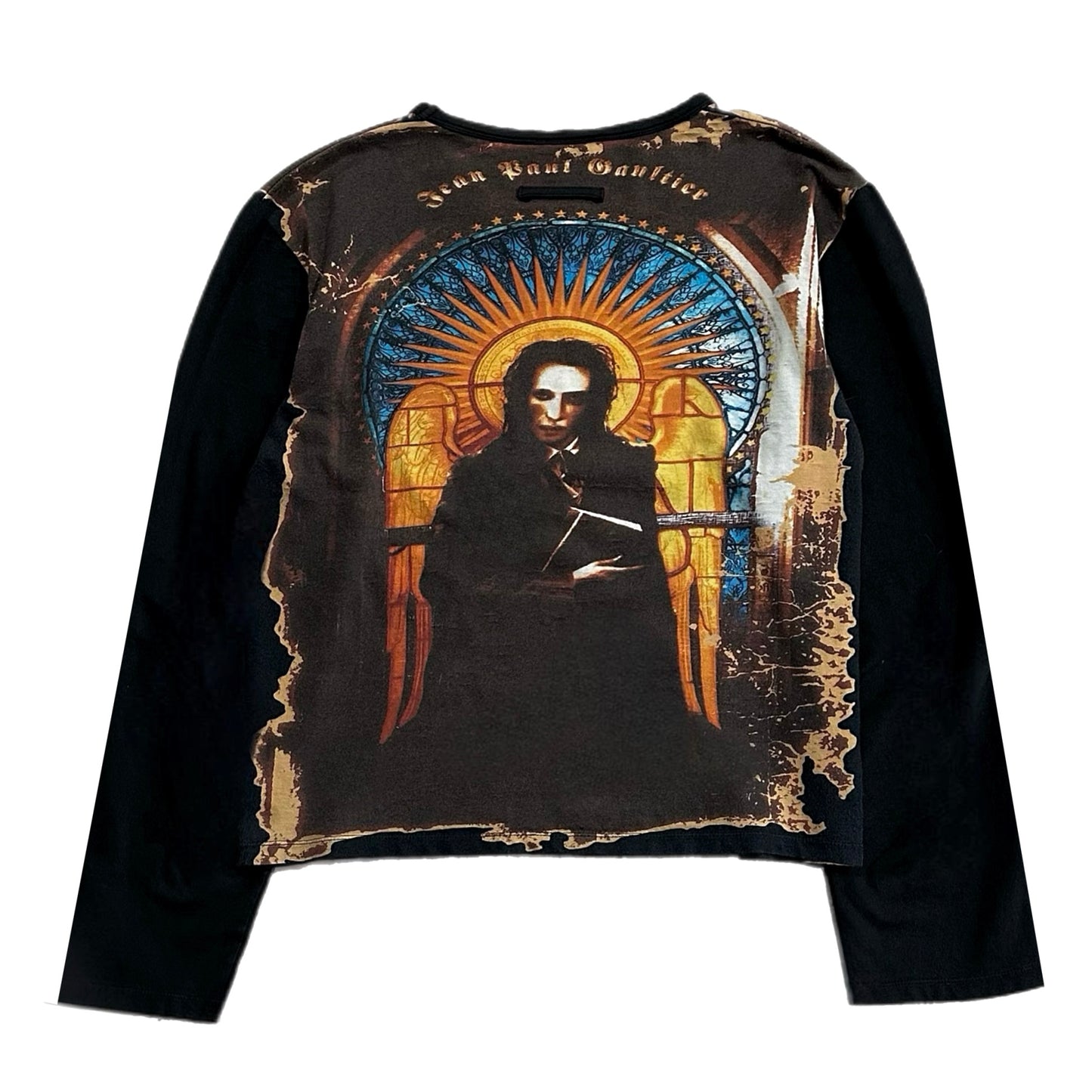 JEAN PAUL GAULTIER SS98’ MERILYN MANSON MESH TOP