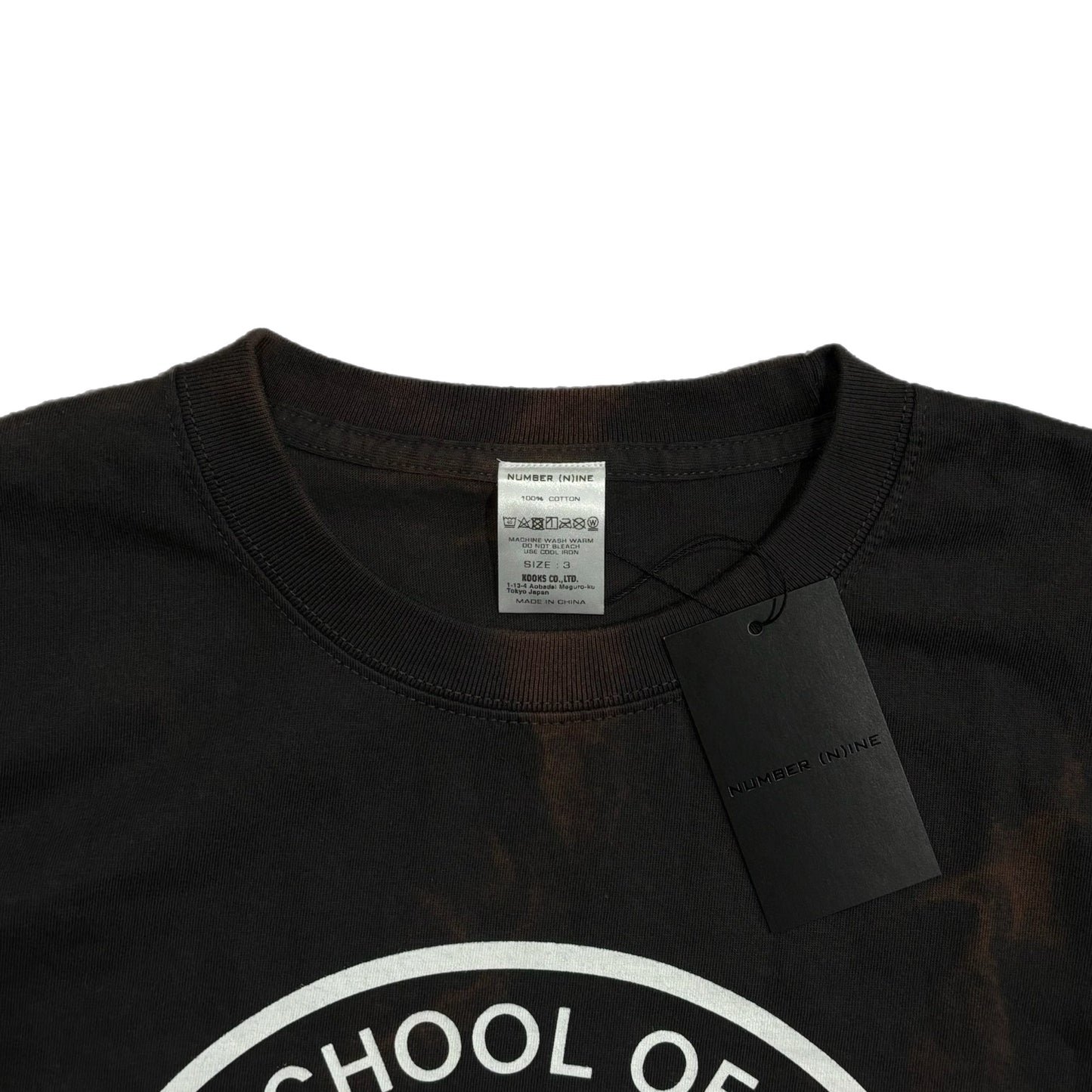 NUMBER (N)INE SOVC WASHED TEE