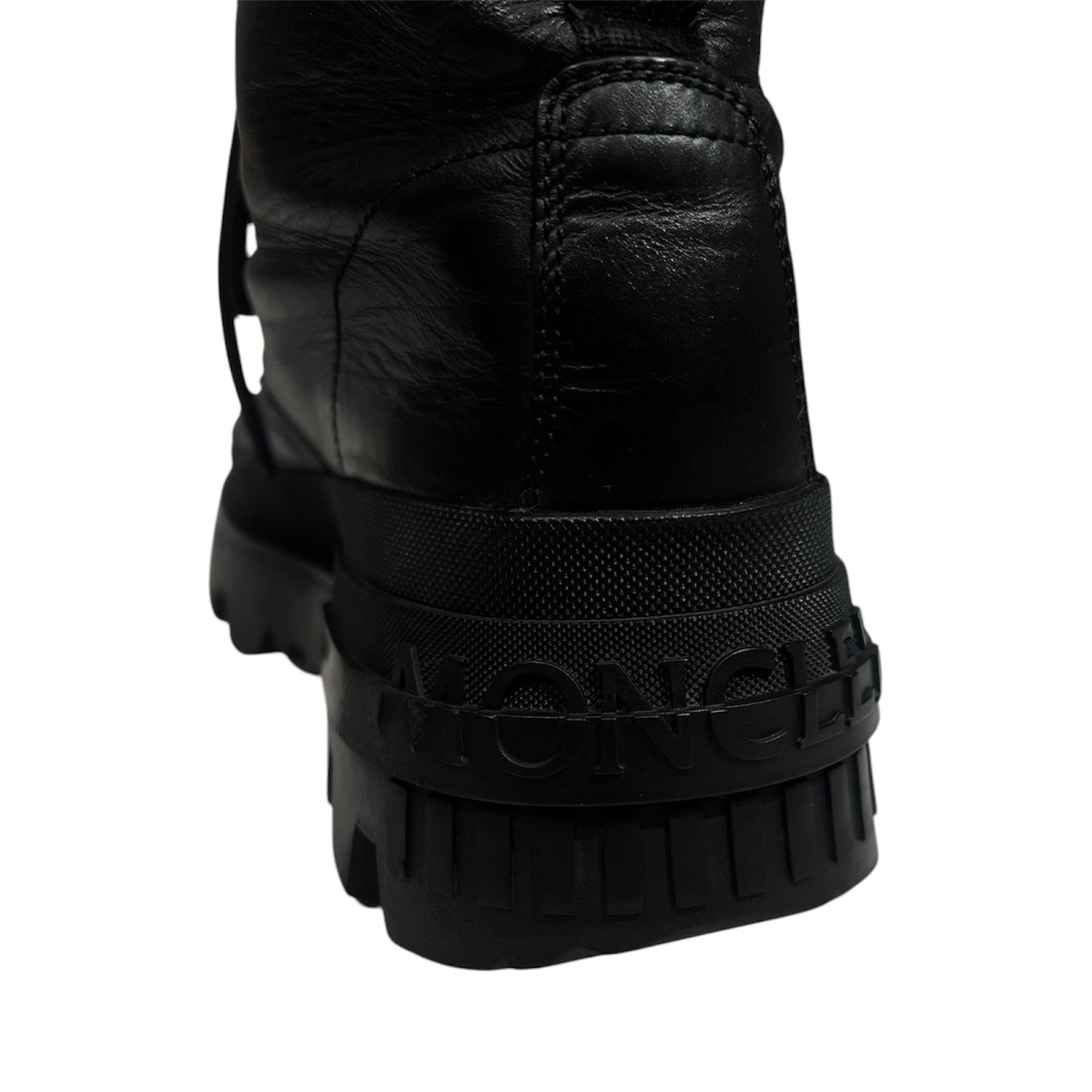 MONCLER ARMY LEATHER BOOTS LIMITED EDITION