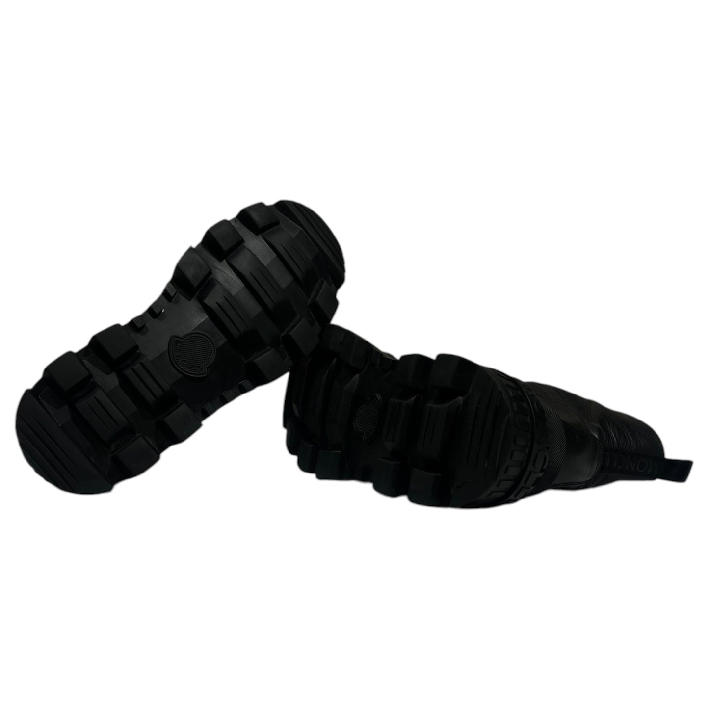 MONCLER ARMY LEATHER BOOTS LIMITED EDITION