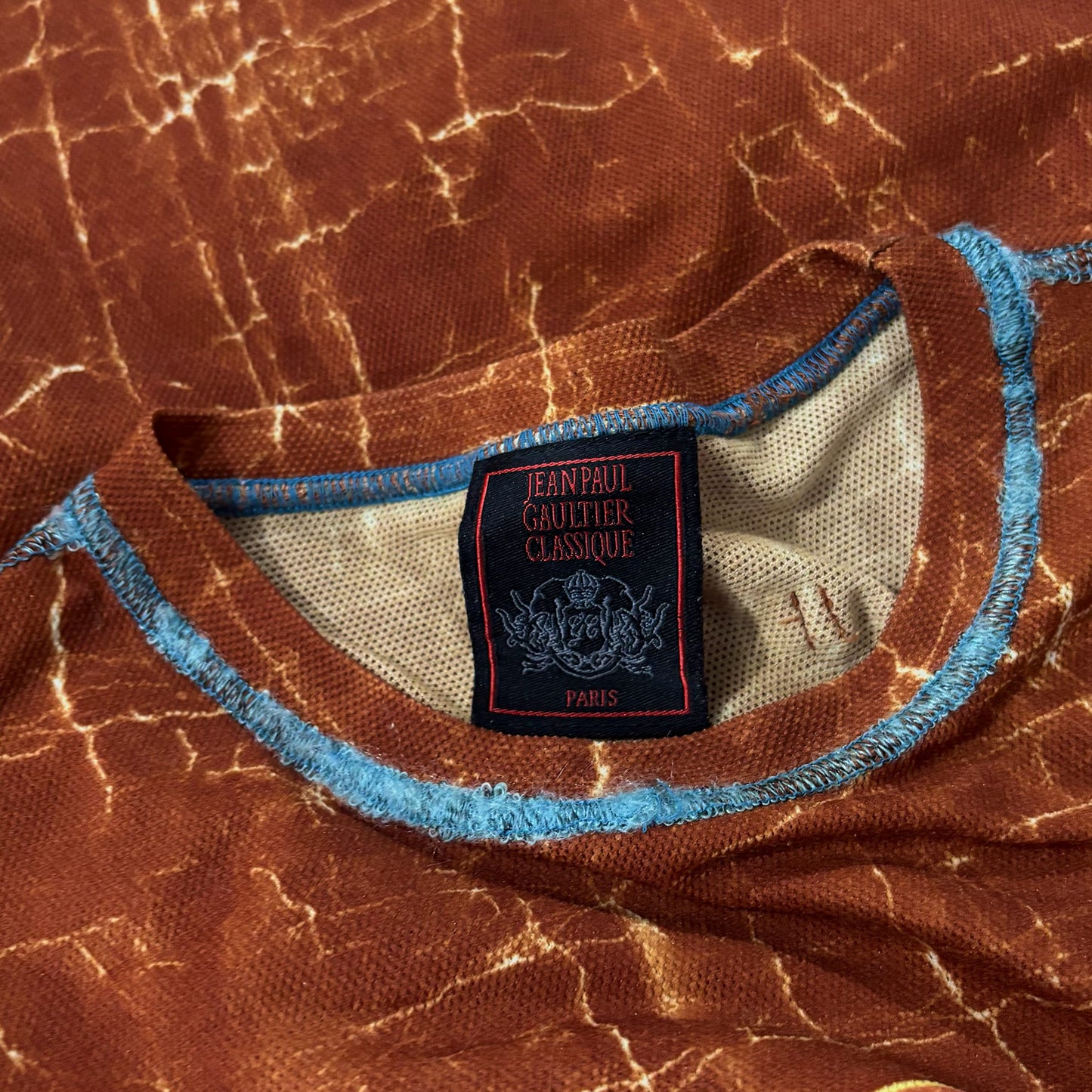 JEAN PAUL GAULTIER SS98 ASTROLOGY ZODIAC MESH LONGSLEEVE