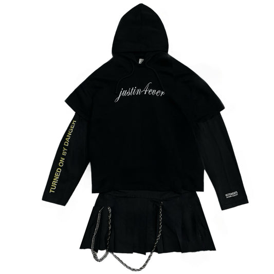 VETEMENTS AW’16 JUSTIN4EVER ' GUN CLUB ' HOODIE