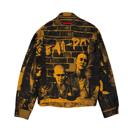 JEAN PAUL GAULTIER x SUPREME FUCK RACISM DENIM JACKET