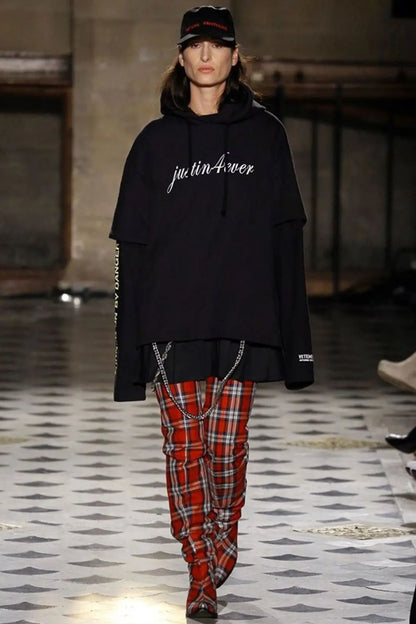VETEMENTS AW’16 JUSTIN4EVER ' GUN CLUB ' HOODIE