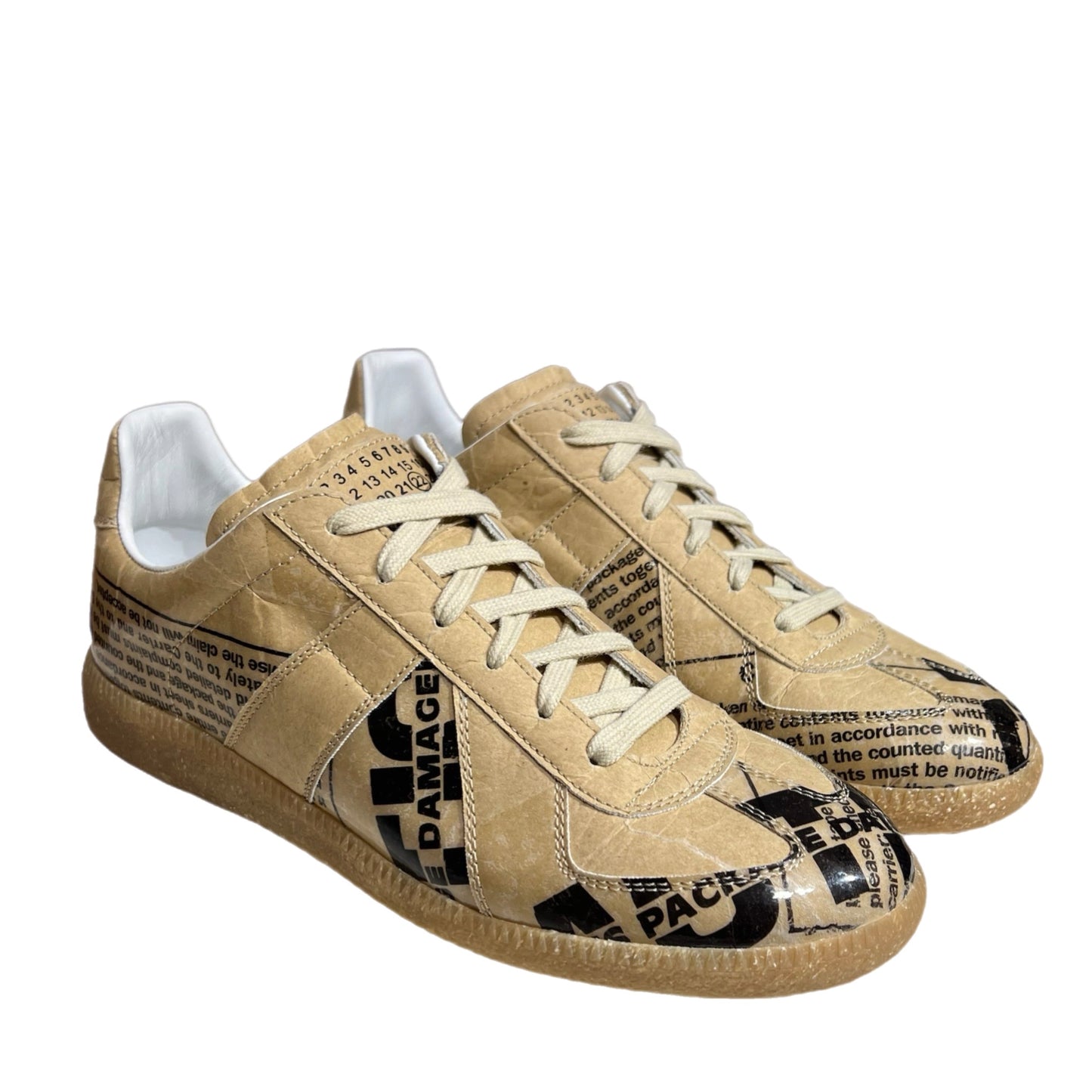 MAISON MARGIELA REPLICA PAPER & TAPE LOW-TOP SNEAKERS
