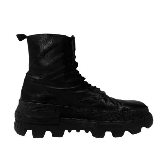 MONCLER ARMY LEATHER BOOTS LIMITED EDITION