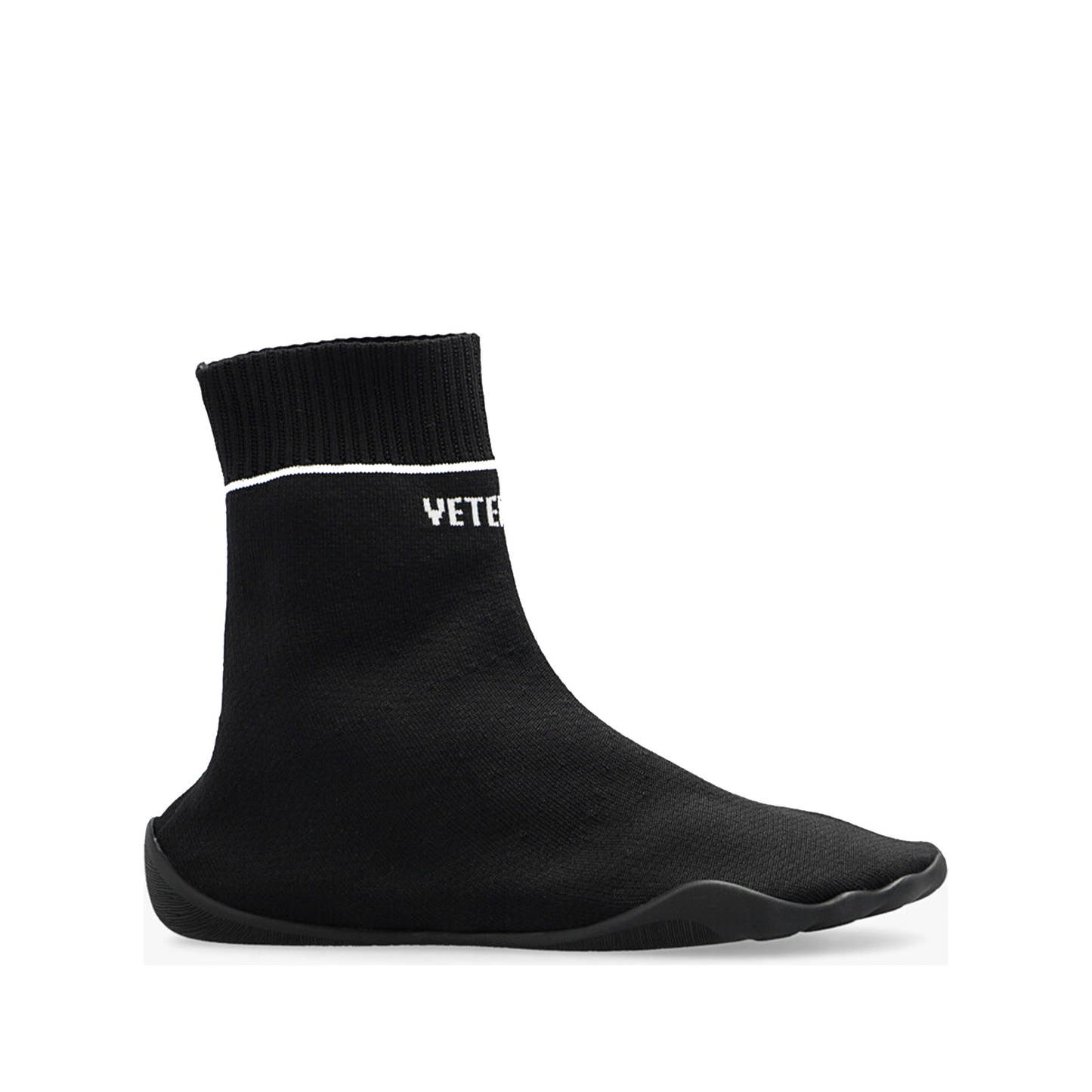 VETEMENTS BLACK SOCK SNEAKERS