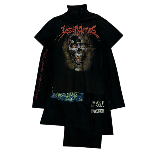 VETEMENTS AW’16 METAL SKULL LAYERED DRESS
