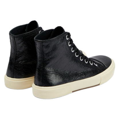 BALENCIAGA PARIS LEATHER HIGH TOP SNEAKERS