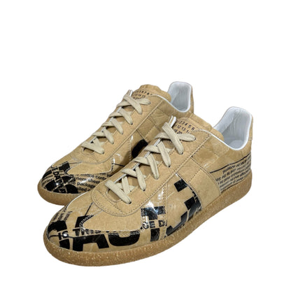 MAISON MARGIELA REPLICA PAPER & TAPE LOW-TOP SNEAKERS