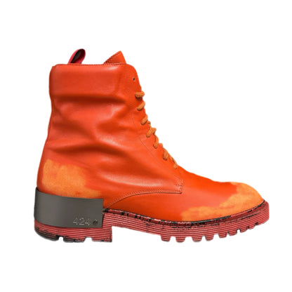 424 ON FAIRFAX LEATHER COMBAT BOOTS