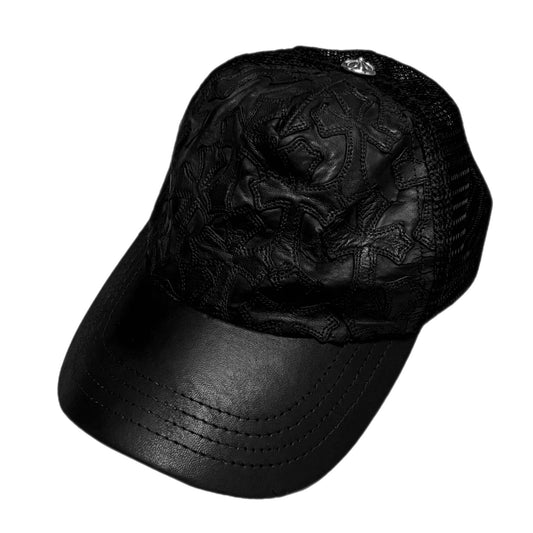 CHROME HEARTS CEMETERY CROSS TRACKER CAP