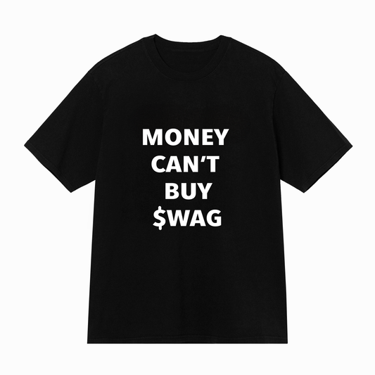 MONEY CAN'T BUY $WAG BLACK TEE